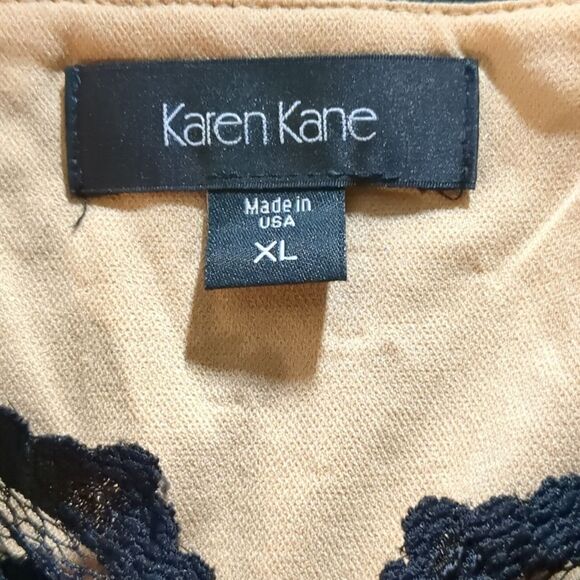 Karen Kane Black Lace Dress, Size XL - Picture 6 of 6
